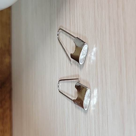 🔥LAST PAIR🔥 Safety Pin Weighted Drop Earrings - Picture 7 of 8